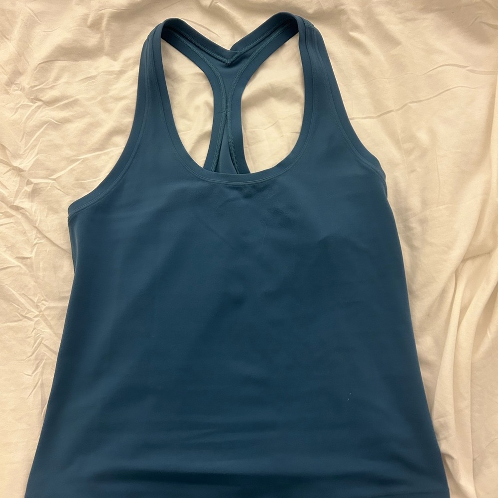 Lululemon Teal Racerback Tank Top